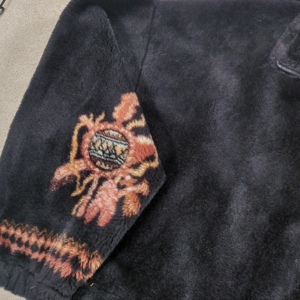 Bear Ridge Outfitters Native American Chief Plush Fleece Jacket Full Zip Parka - Picture 6 of 16